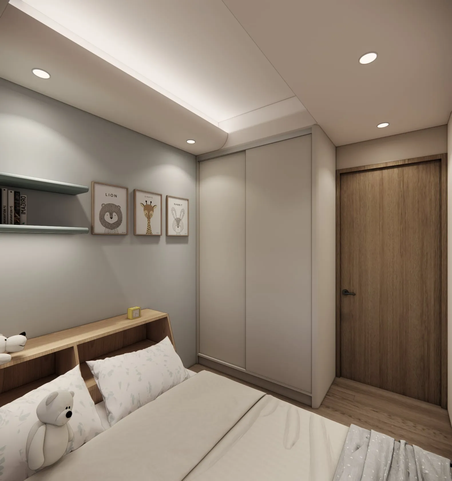 Arc 北投住宅——次臥 2（Bedroom）