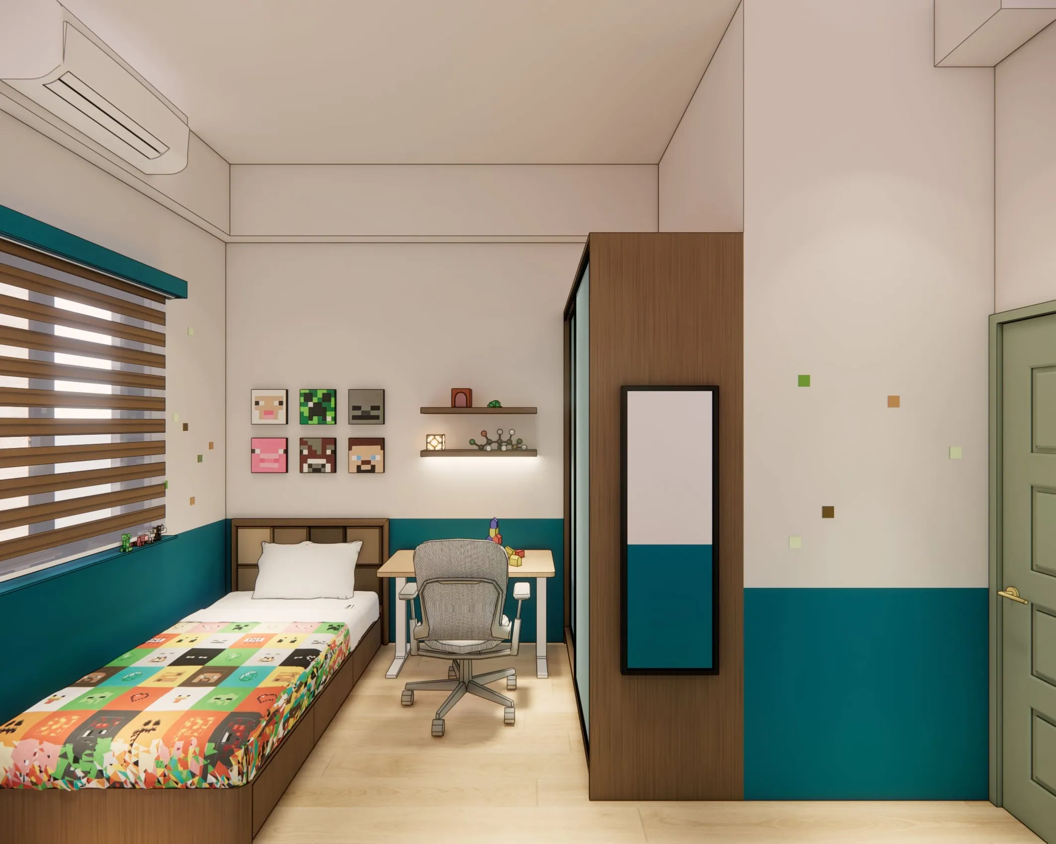 Heirloom 竹北住宅——次臥 2（Bedroom）