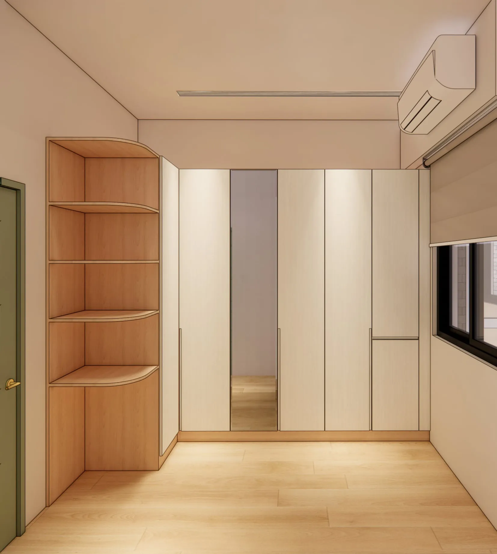 Heirloom 竹北住宅——更衣室（Walk-in Closet）
